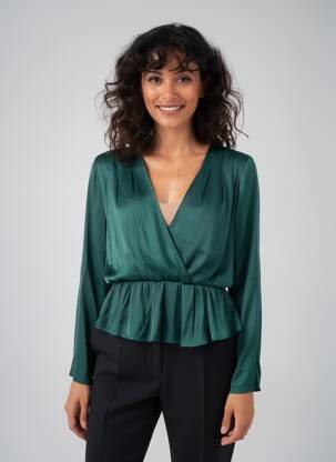 Chemisier vert MORGAN femme