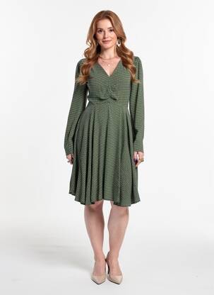 Robe mi-longue noir PEPE femme