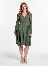 Robe mi-longue noir PEPE femme