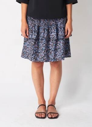 Jupe courte bleu ONLY femme