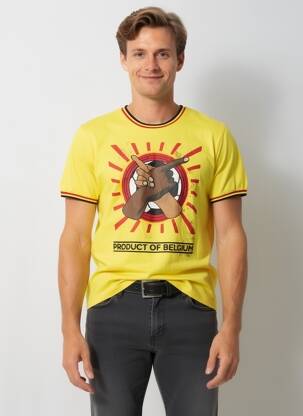 T-shirt jaune ZEB STYLE LAB  homme
