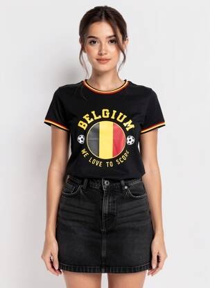 T-shirt noir ZEB STYLE LAB  femme