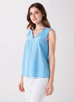 Top bleu STREET ONE femme