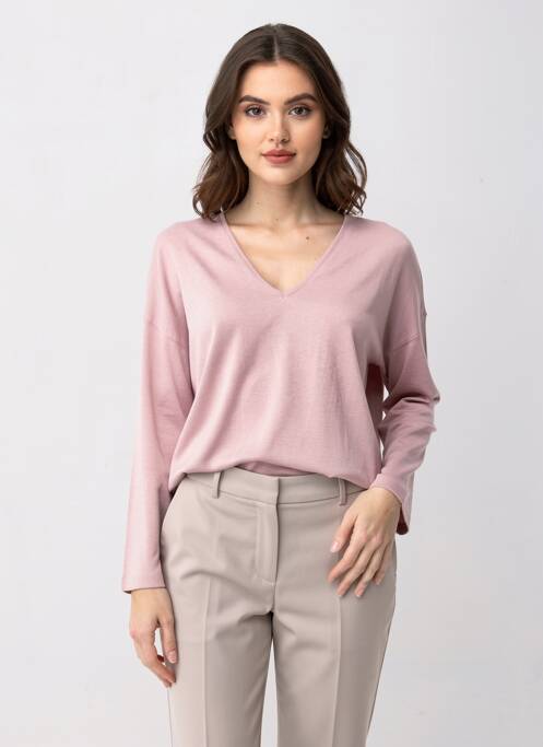 T-shirt rose MANGO femme