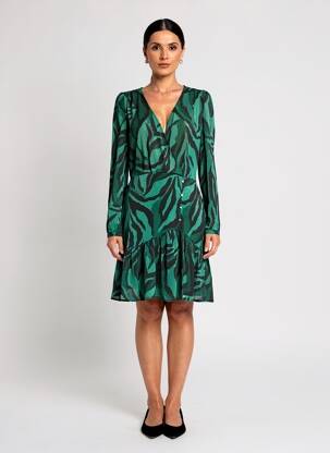 Robe courte vert MORGAN femme