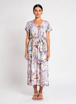 Robe courte violet GARCIA femme