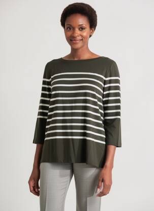 T-shirt vert STREET ONE femme