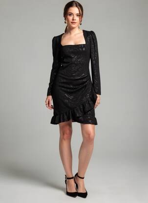 Robe courte noir MORGAN femme