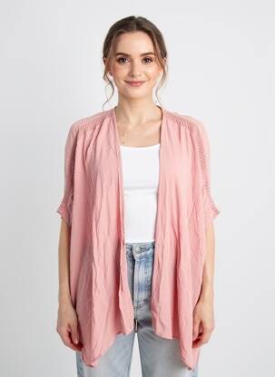 Gilet manches longues rouge MOLLY BRACKEN femme