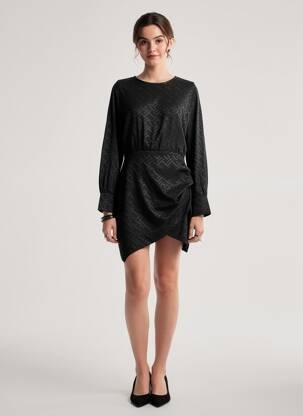 Robe longue noir ARTIGLI femme