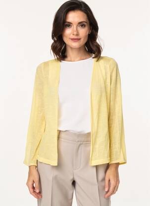 Gilet manches longues jaune STREET ONE femme