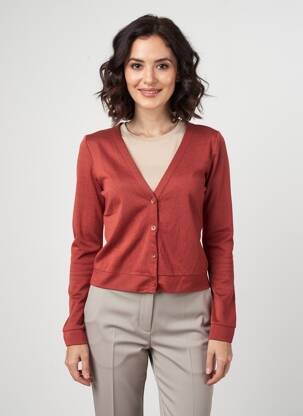 Gilet manches longues marron STREET ONE femme