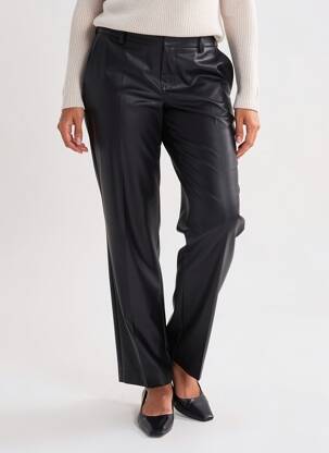 Pantalon droit taille normale taille normale noir VERO MODA femme