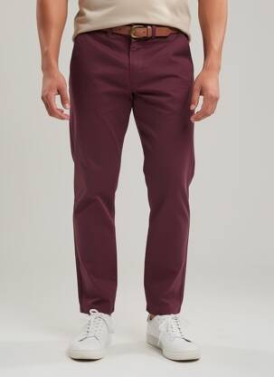Pantalon chino rouge JACK & JONES homme