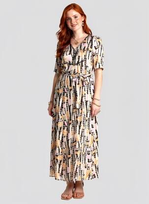 Robe courte beige VERO MODA femme