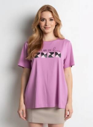 T-shirt violet STREET ONE femme