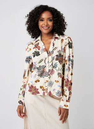 Chemisier blanc MORGAN femme