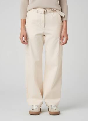 Pantalon cargo beige ASTRID BLACK LABEL femme