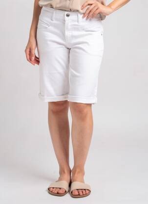 Bermuda blanc STREET ONE femme