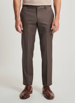 Pantalon droit marron JACK & JONES homme