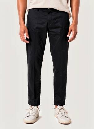 Pantalon droit noir PRIVATE BLUE homme