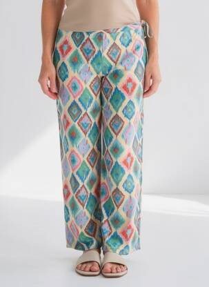 Pantalon large bleu GOLD & SILVER femme