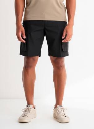 Short coupe droite noir ONLY&SONS homme