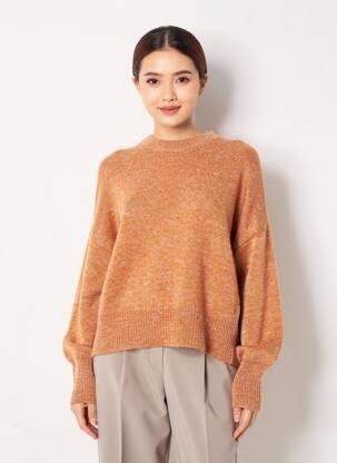 Pull orange ASTRID BLACK LABEL femme