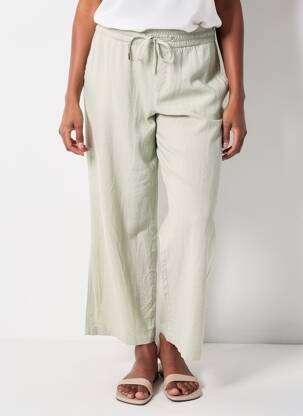 Pantalon large vert STREET ONE femme