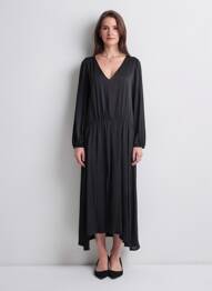 Robe longue noir ASTRID BLACK LABEL femme