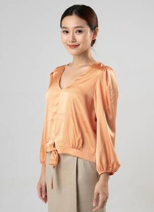 Top orange AMELIE & AMELIE femme