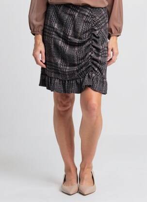 Jupe courte gris MORGAN femme