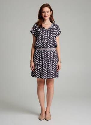 Robe courte noir DELAHAYE femme