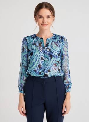 Chemisier bleu STREET ONE femme