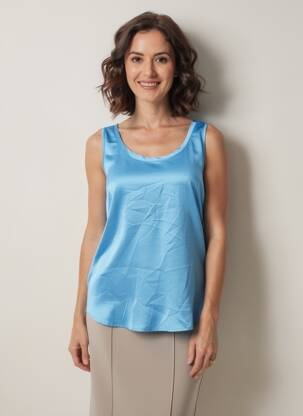 Débardeur bleu AMELIE & AMELIE femme