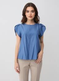 T-shirt bleu MOLLY BRACKEN femme