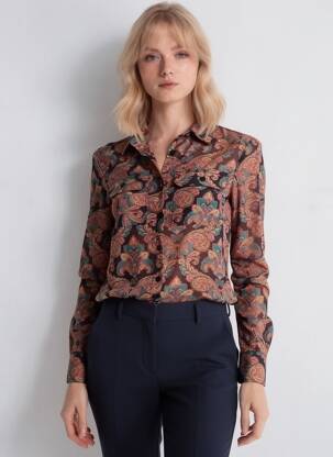 Chemisier orange MOLLY BRACKEN femme