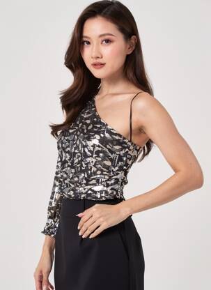 Blouse noir MANGO femme