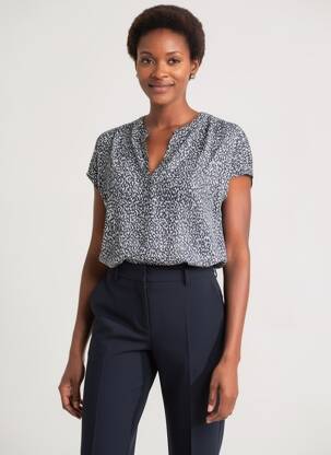 Chemisier bleu STREET ONE femme