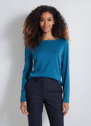 T-shirt bleu STREET ONE femme