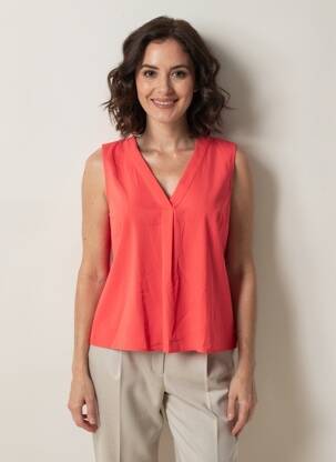 Blouse sans manche rouge VERO MODA femme