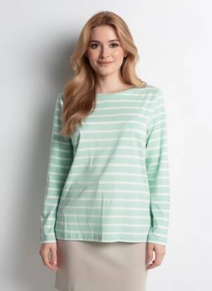 T-shirt vert STREET ONE femme