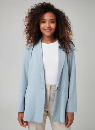 Blazer bleu STREET ONE femme