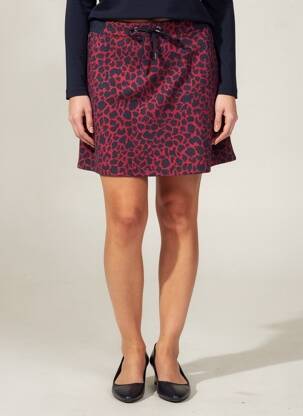 Jupe courte rouge STREET ONE femme