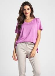 T-shirt violet STREET ONE femme