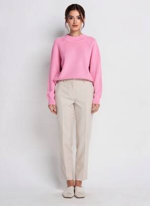 Pull rose MANGO femme