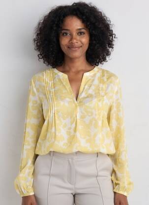 Blouse jaune STREET ONE femme