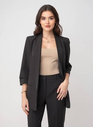 Blazer col tailleur noir ONLY femme