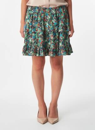 Jupe courte vert ONLY femme