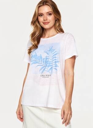 T-shirt blanc STREET ONE femme